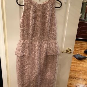 Elegant pink cocktail dress